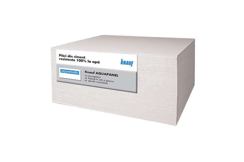 Knauf - Placa gipscarton Aquapanel 12.5 mm x 2.40 x 1.20